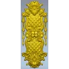 Барочный вертикальный картуш STL - 3D модель для ЧПУ