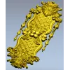 Барочный вертикальный картуш STL - 3D модель для ЧПУ