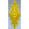 Fleuron Diamond Cartouche - STL 3D Model for CNC