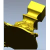Мебельная ножка в стиле барокко - 3D модель STL для ЧПУ