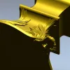Мебельная ножка в стиле барокко - 3D модель STL для ЧПУ