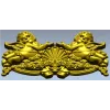 Baroque Cherub Cartouche STL for CNC carving