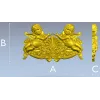 Baroque Cherub Cartouche STL for CNC carving
