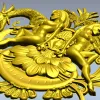 Картуш с нимфами и рогатыми зверями - 3D модель STL для ЧПУ