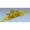 Cherubic Acanthus Cartouche STL for CNC