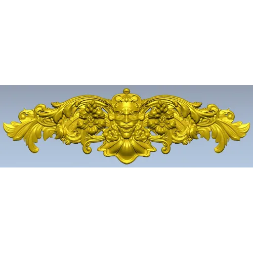 Гротескный картуш - 3D модель STL для ЧПУ