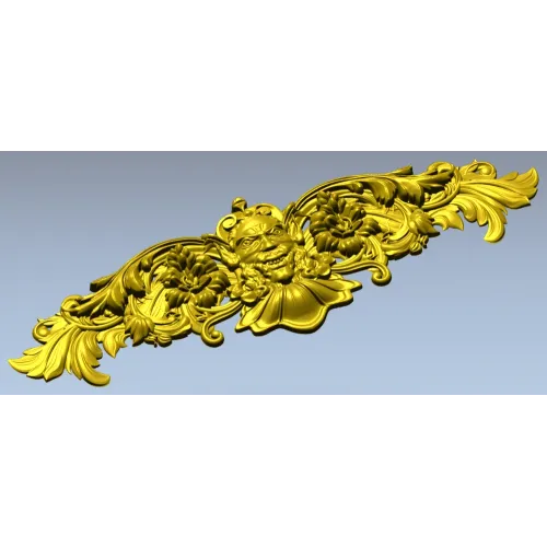 Гротескный картуш - 3D модель STL для ЧПУ