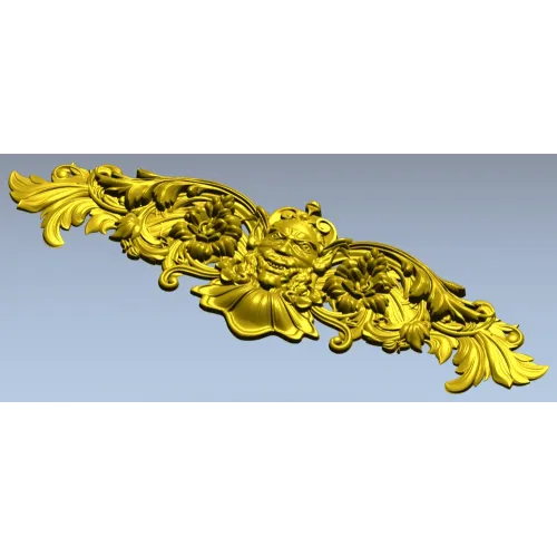 Гротескный картуш - 3D модель STL для ЧПУ