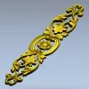 Вертикальный картуш для фрезеровки - STL 3D модель для ЧПУ