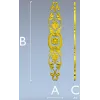 Вертикальный картуш для фрезеровки - STL 3D модель для ЧПУ