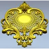 Барочный картуш "Солнечный картуш" - stl модель для ЧПУ