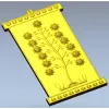 Decorative Tree Panel - STL 3D model for CNC carving