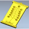 Decorative Tree Panel - STL 3D model for CNC carving