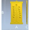 Decorative Tree Panel - STL 3D model for CNC carving