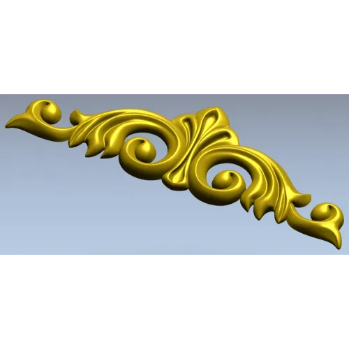 Орнаментальный картуш в классическом стиле - 3D модель STL для ЧПУ