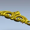 Орнаментальный картуш в классическом стиле - 3D модель STL для ЧПУ