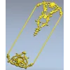 Вертикальная декоративная панель в стиле рококо - 3D модель STL для ЧПУ