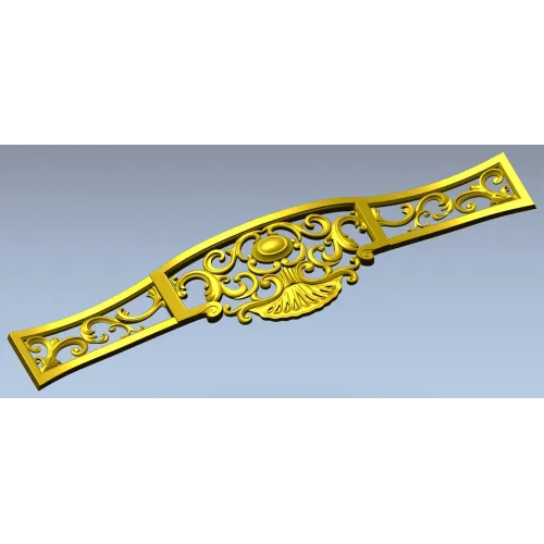 Классический резной картуш для фасада - STL для ЧПУ