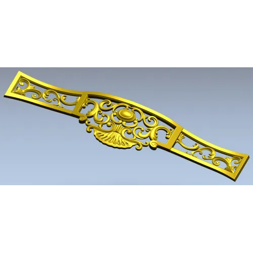 Классический резной картуш для фасада - STL для ЧПУ