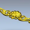 Картуш "Морская раковина" - 3D модель STL для ЧПУ