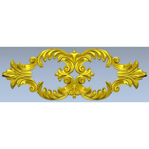 Ornate Acanthus Centerpiece - STL 3D model for CNC milling