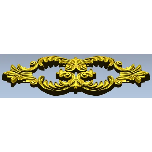 Ornate Acanthus Centerpiece - STL 3D model for CNC milling