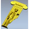 Ionic Caryatid Pilaster STL for CNC Carving