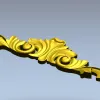 Acanthus Crest Decorative STL for CNC