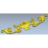 Декоративный картуш с урной и акантовыми завитками - STL для ЧПУ