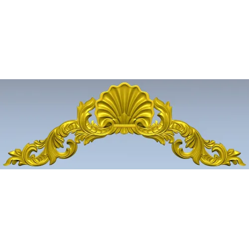 Ракушка и акант - 3D модель STL для ЧПУ