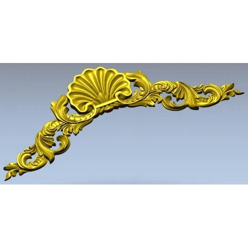 Ракушка и акант - 3D модель STL для ЧПУ