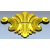 Акантовый декоративный картуш STL для ЧПУ - 3D модель для фрезера