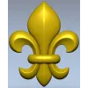 STL модель Королевская лилия - 3D модель stl для ЧПУ