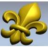 STL модель Королевская лилия - 3D модель stl для ЧПУ