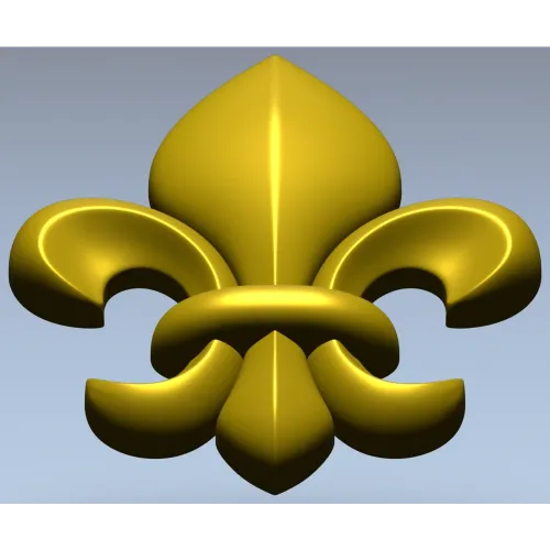 STL модель Королевская лилия - 3D модель stl для ЧПУ