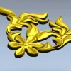 Флоральный картуш вензель - stl модель для ЧПУ