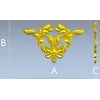 Флоральный картуш вензель - stl модель для ЧПУ