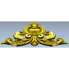 Baroque Acanthus Crest STL for CNC