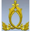 Aureate Acanthus Cartouche - STL 3D model for CNC