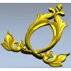 Aureate Acanthus Cartouche - STL 3D model for CNC