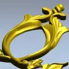 Aureate Acanthus Cartouche - STL 3D model for CNC
