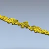 Акантусный картуш - декоративная 3D модель STL для ЧПУ