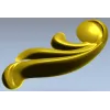 Acanthus Corner Ornament STL - High-Relief 3D Model for CNC