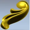 Acanthus Corner Ornament STL - High-Relief 3D Model for CNC