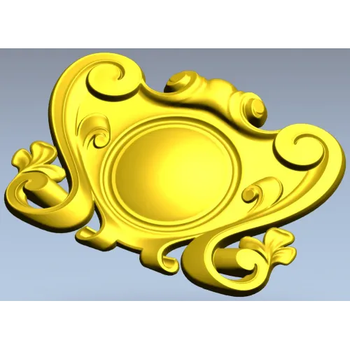 Рокайльный картуш для фрезера - STL 3D модель
