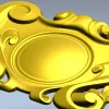 Рокайльный картуш для фрезера - STL 3D модель