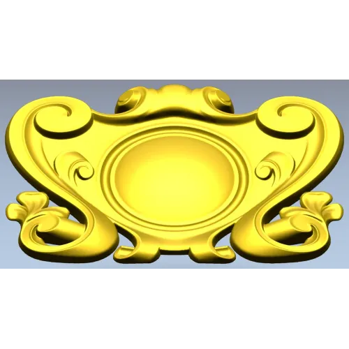 Рокайльный картуш для фрезера - STL 3D модель