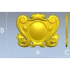 Рокайльный картуш для фрезера - STL 3D модель