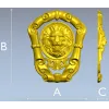 Львиный картуш Барокко - 3D модель STL для ЧПУ