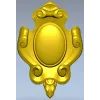 Regal Oval Cartouche - STL 3D model for CNC carving
